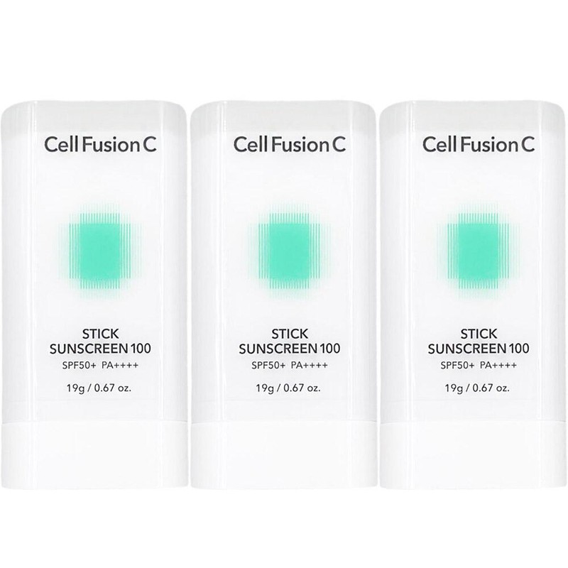 Cell Fusion C 셀퓨전씨 스틱 썬스크린 19g x3개 SPF50+ 쿨선스틱
