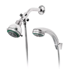 Foset Regadera Con Extensión Tipo Teléfono, Aqua, Foset 49433 Color Plateado