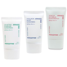 Innisfree Tone Up No Sebum Sunscreen Active Poreless Moisture Sun Cream / 이니스프리 톤업 노세범 선스크린액티브 포어리스수분 선크림
