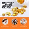 Magnesium Glycinate Supplement Softgels, Magnesium Glycinate 400mg with Zinc, Vitamin