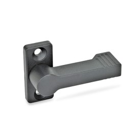 Ganter Normelemente GN 702-17-55-A-SW Locking Bolt with 4 Locking Positions Black Belt Length 55 mm