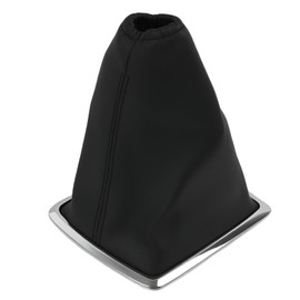 Vxiwscy For Ford Focus 2005-2012 Focus MK2 2005-2008 Gear Stick Cover Black PU Leather OEM Part Number SI-A0346 Gear Shift Cover Gear Shift Cover For Car