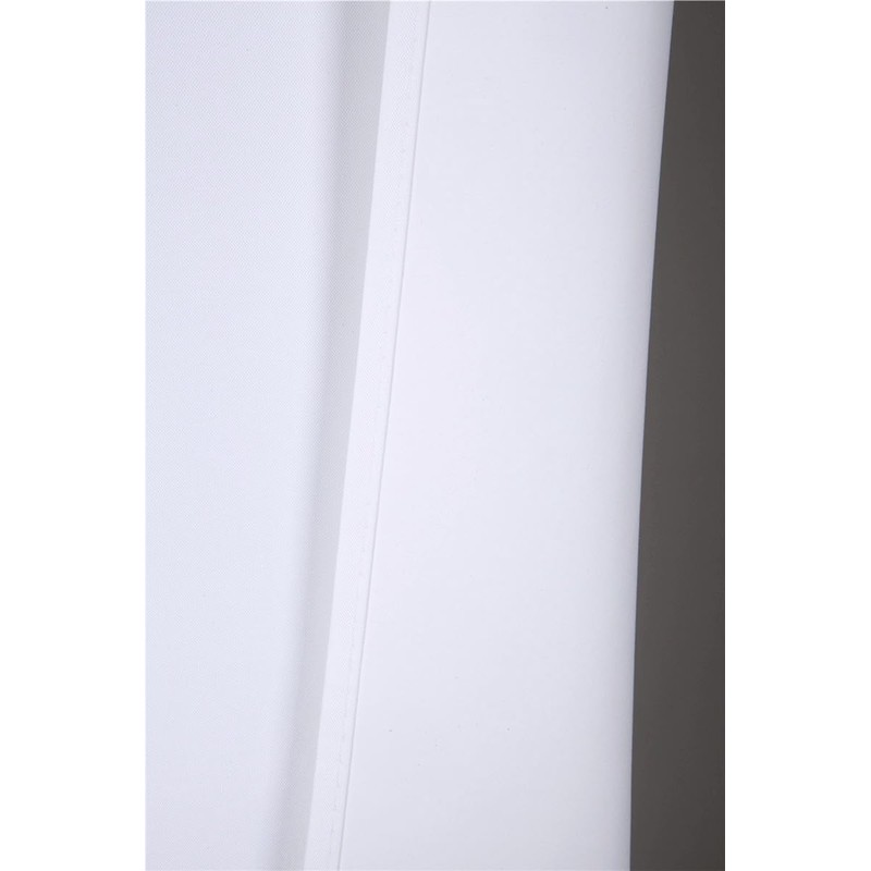 1 Set Smooth Microfiber Window Curtain Solid Lined Rod Pocket