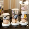 JessLab Stackable Storage, 4 Layers Acrylic Hair Accessory Organizers Containers