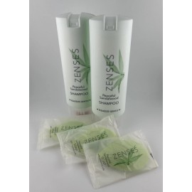 zenses (2) Zenses Shampoo Peaceful Sandalwood 360ml and (3) Zenses Soap Bars