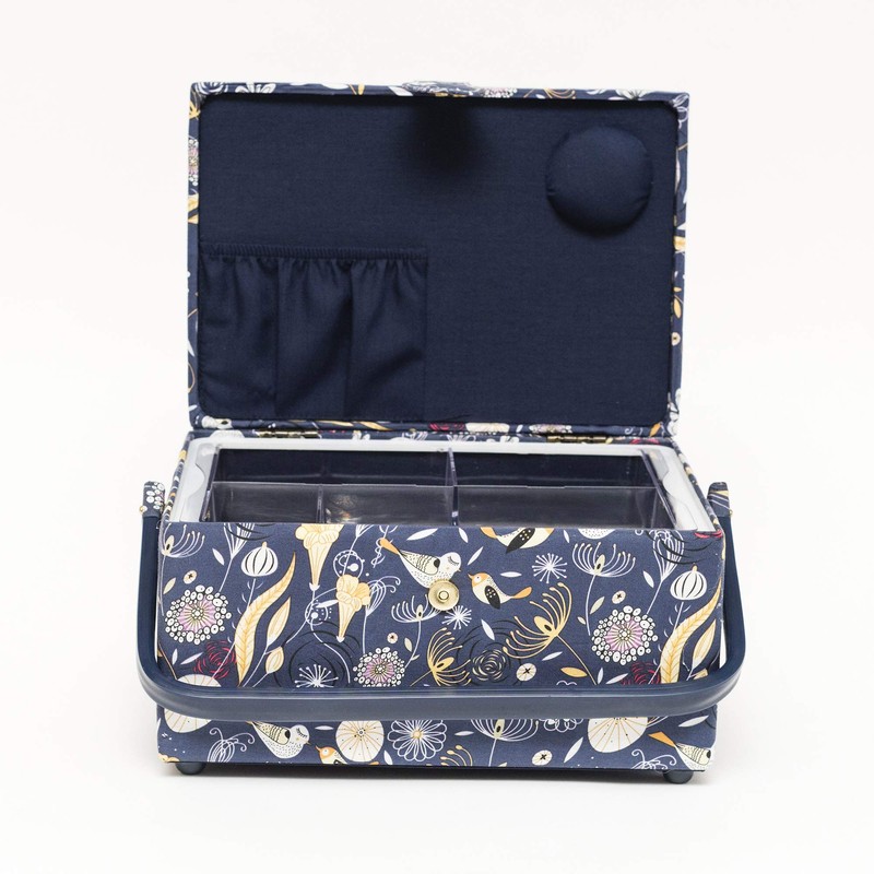 Korbond Sewing Basket - Medium - Enchanted Park Design -