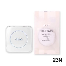 Clio Cushion 23N Ginger Kill Cover Founwear Original Original Refill Set / 클리오 쿠션 23N진저 킬커버 파운웨어 디오리지널 본품리필세트