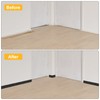 HARFINGTON 20ft x 6" Baseboard Trim Peel and Stick Wall