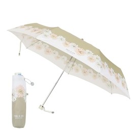 PAUL&JOE ACCESSOIRES 10978 Moon Bat Umbrella, Women's, Durable, Floral Pattern, Kryzantame, Folding Umbrella, Beige