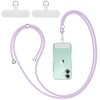 WOOZ Phone Lanyard Strap with 2 Tether Tab, Adjustable Nylon