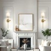 Bicrink Battery Operated Wall Sconces Set of 2, Wireless Rechargeable
