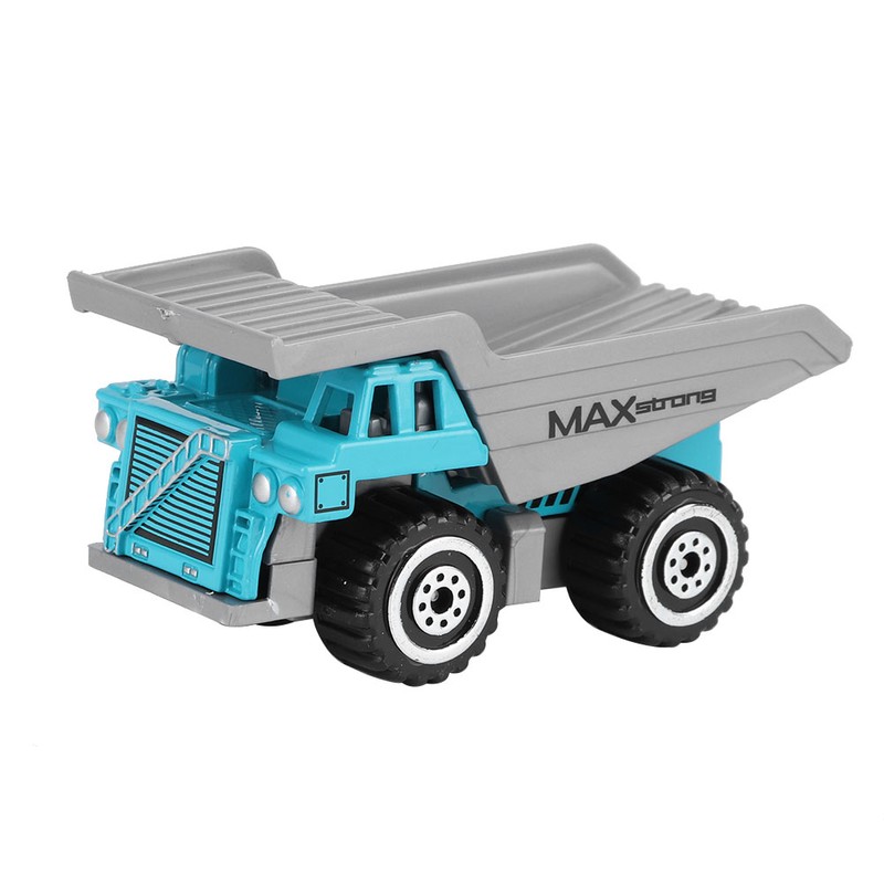 6pcs 1:64 Engineering Car Model Alloy Simulation Vehicle Car Model