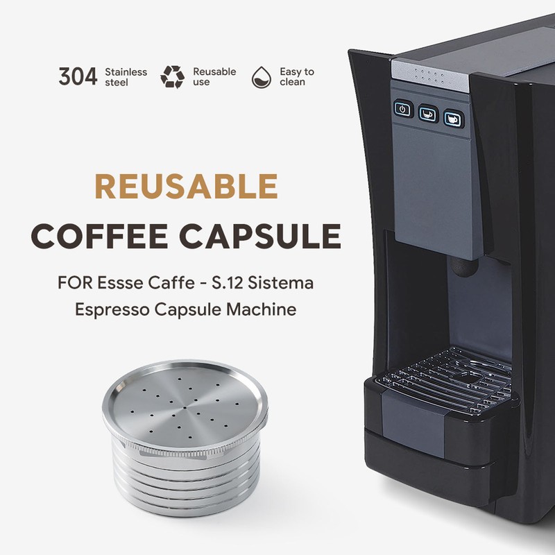 Reusable Coffee Capsule Stainless Steel Refillable Coffee Pod for Coffee