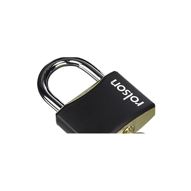 Rolson 66409 60 mm Black Iron Padlock