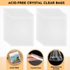 100 Pack Acid-Free Crystal Clear Sleeves Storage Bags for 11x14