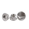 BOZONLI M16 (16 mm) Flange Nuts with Locking Toothing (Self-Locking),
