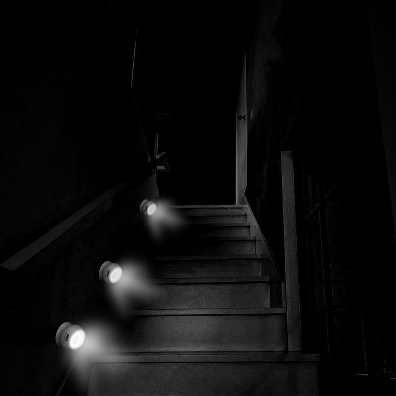 360° Automatic Human Induction Lamp Mini Night Light with Magnet