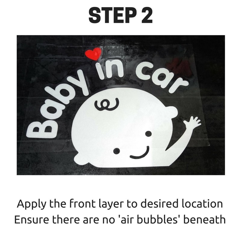 [3 Stück] Baby on Board Aufkleber Auto (Baby in Car)
