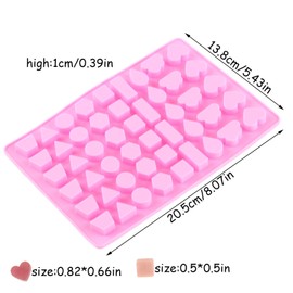 AIBOYA 1Pcs Mini Donut Silicone Candy Molds Doughnut Mold For Candy Chocolate