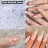 Crystal Nail Charms Set - Rhinestones, Pearls, Flowers, Bows, Chains