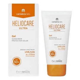 Protector Solar Gel Heliocare Ultra FPS 50 Rostro Libre Aceite 50ml