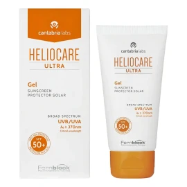 Protector Solar Gel Heliocare Ultra FPS 50 Rostro Libre Aceite 50ml