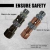 Upgraded Brass Oxy Acetylene Torch Quick Connect Fittings Sets,2PCS with