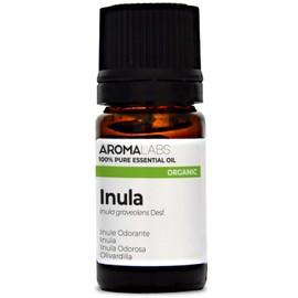 BIO - INULA Essential Oil - 5mL - 100% Pure, Natural, Chemotyped and AB/Cosmos Certified - AROMA LABS (French Brand)