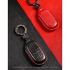 TECART 4 Button Key Fob Cover Fit for Jeep Dodge