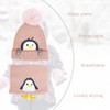 Rayson Toddler Kids Winter Beanie Hat Scarf Set Warm Fleece