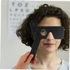 Healeved 1pc Blindfold Glasses Black Eye Exam Tool Eye Occluder