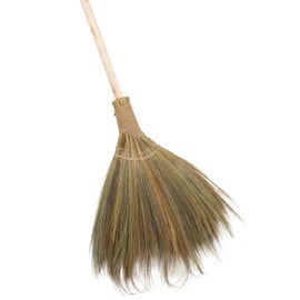 TTS For Home - Vietnamese Straw Soft Broom with Long Handle - Sweeping Whisk Broom - with 51.18 inch Length