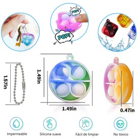 COREMOON 36 Piezas Fidget Toys,Juguetes Sensoriales con Llavero,Aliviar el Estrés y Ansiedad,para Cumpleaños,Fiesta,Premios de Clase