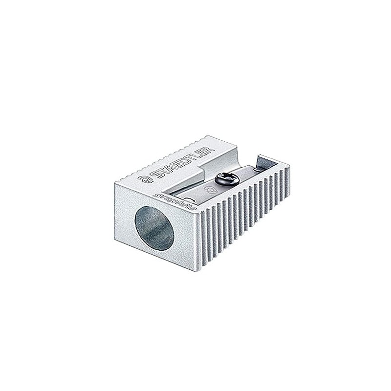 Staedtler 510 10, Pencil Sharpener (Manual Pencil Sharpener, Metallic, Metal)