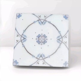 Deco Stella Wildberry Carrara Marble Deco Tile (6x6x3/8