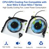 S-Union New CPU+GPU Cooling Fan Replacement for Nitro 5 AN515-43,