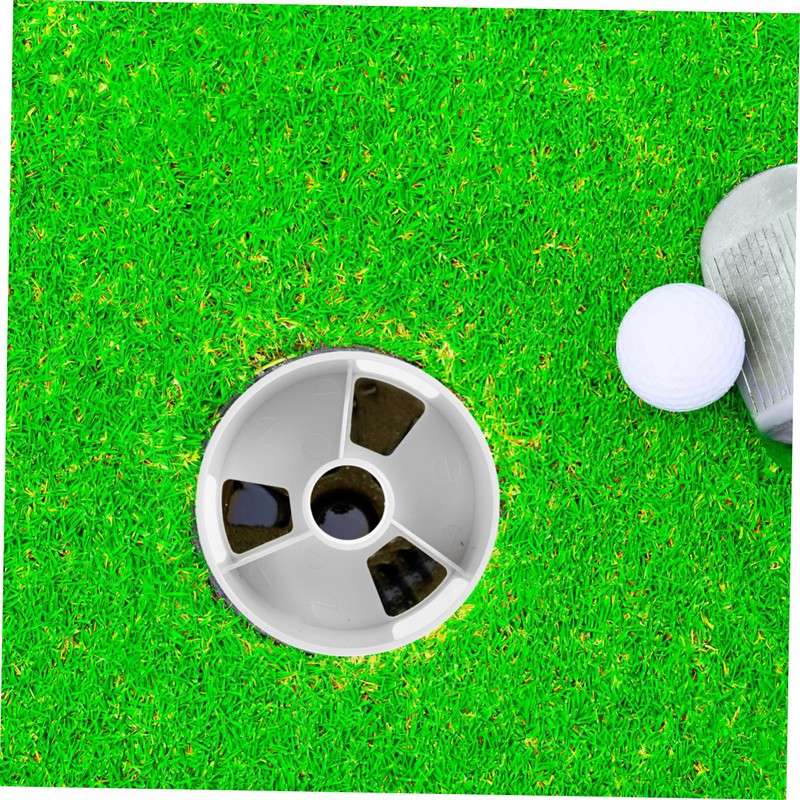 Gatuida 2 Pcs Plastic Golf Hole Cup Durable Putting Training