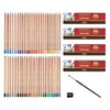 Koh-I-Noor Gioconda Pastel Pencils with Sharpener and Pastel Brush Pack