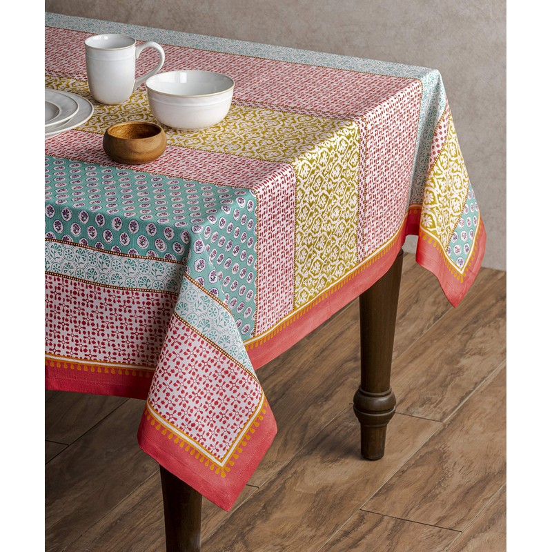 Maison d' Hermine Tablecloth 100% Cotton 140cmx180cm Washable Square Table