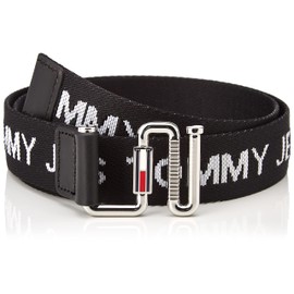 Tommy Jeans Women's Tjw Essential Webbing Belt, black