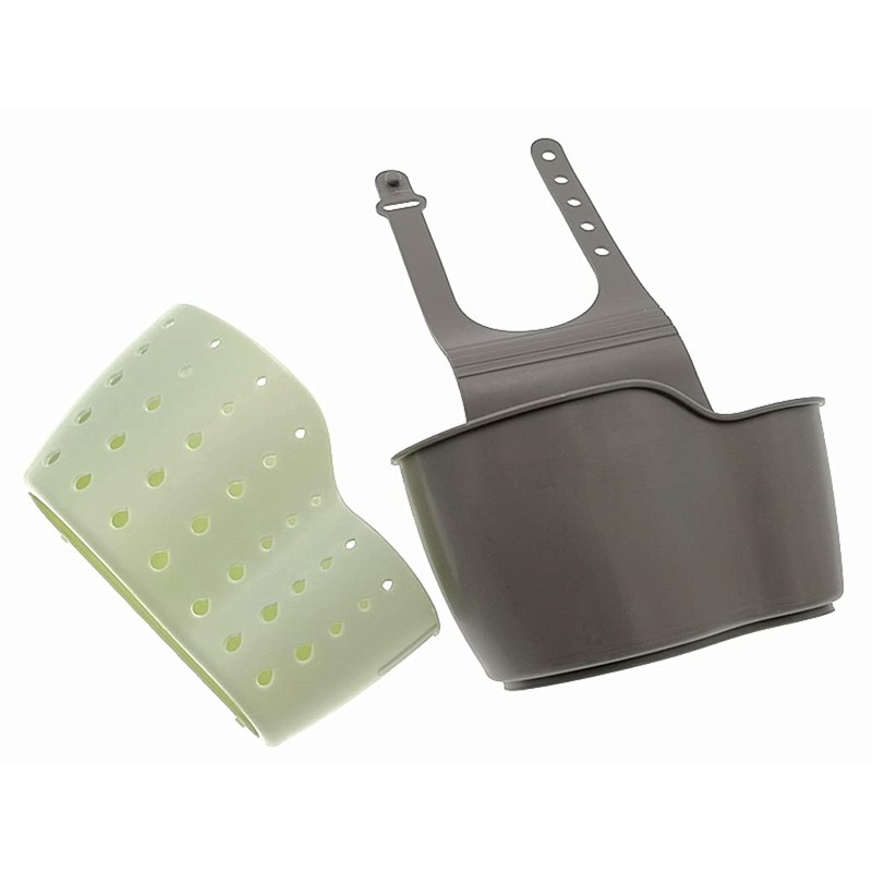 Kinteshun Kitchen Sink Caddy Sponge Holder Hang Basket for Scrubber