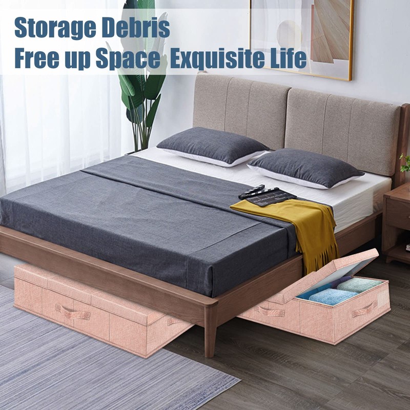 Supowin Underbed Storage Containers Bin with Lids, Large Under Bed