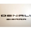 GMC Matte Black Rear Tailgate DENALI Sierra Emblem GMC Sierra