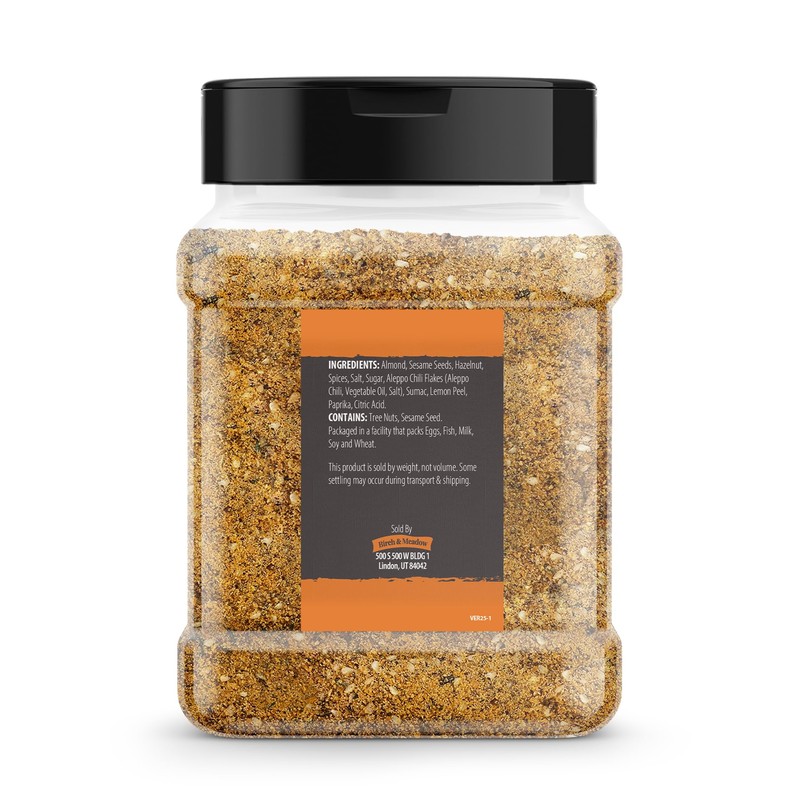Birch & Meadow Dukkah, 7.2 Oz, Spice Blend, Middle Eastern