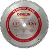 Oshlun SBNF-120120 12-Inch 120 Tooth TCG Saw Blade with 1-Inch