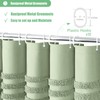 Dynamene Stall Fabric Shower Curtain - 54x78 Inches Long Tufted
