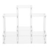 SHUATI 6-Tier Acrylic Display Riser Clear Durable Rectangular Tabletop Acrylic