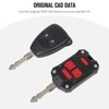 JeCar Key Fob Cover Case ABS Key Shell Protection Compatible