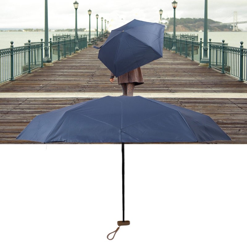 Dual Use Mini Umbrella with Storage Bag Lightweight UV Protection