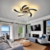 Ruibutrade Low Profile Ceiling Fan with Remote &APP Control, Quiet